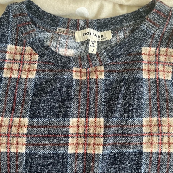 Plaid Sweater Dress - Picture 3 of 4